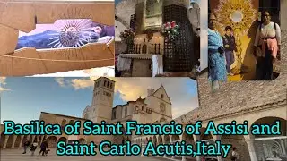Basilica of Saint Francis of Assisi and Saint Carlo Acutis,Italy #praveenafernandes 
