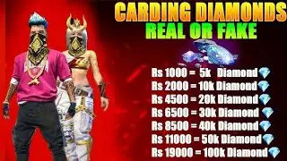 FREE FIRE CARDING FULL METHOD DOMINOS 💎 UNLIMITED DIAMOND CARD 🎁