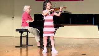 [June 20, 2021] Minuet in G by L.V.  Beethoven (@ Buffalo Suzuki Strings)