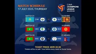 Help Nepal Sports Club(NEP) - Dhivehi Sifainge Club(MDV). CAVA Champions League 2025 Mal&eacute;, Maldives