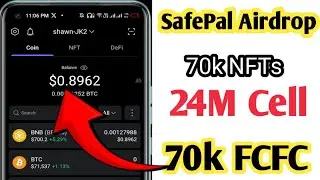 SafePal  Wallet Airdrop 70,000 Bitlife Nft & 2400000 Cell Token || SafePal Wallet New Offer FCFC ||
