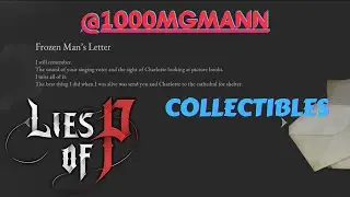 Lies of P - Frozen Man's Letter