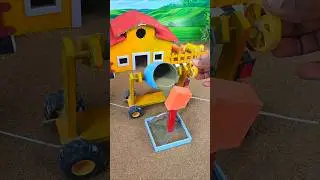 machine construction project | mini tractor video bulid rcc handpump stand |  #shorts #youtubeshorts