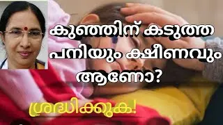 കുഞ്ഞിൻ്റെ കടുത്ത പനിയും ക്ഷീണവും ശ്രദ്ധിക്കണേ!Protect Your Kids:H1N1Flu Season Tips