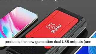 SUHU Car Battery Jump Starter 1500A Peak Car Booster for Up to 7.0L Gas