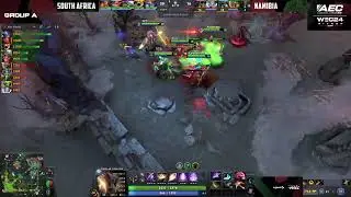 IESF Regional Qualifiers 2024: Namibia vs South Africa for DOTA 2