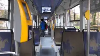 Bombardier NGT8 Flexity #2054 linia 14 przejazd [MPK Krak&oacute;w]