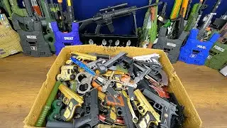 Shotguns, Dozens of Guns And More, Dangerous Bead Shooting Guns And Guns