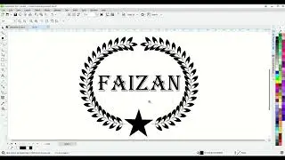 leaf design | graphic design in corel draw | how to create leaf logo | design here .