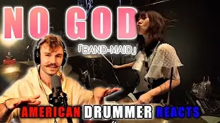 🎶 BAND-MAID – 「No God」| アメリカ人ドラマー初見リアクション 🇯🇵