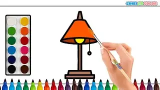 how to draw lamp