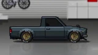 Pixel Car Racer &mdash; сборка пикапа Datsun 620