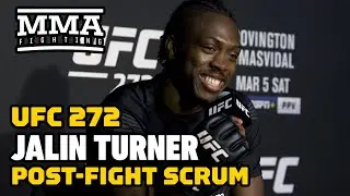 Jalin Turner Surprised By Jamie Mullarkey&rsquo;s Durability: &lsquo;How Are You Still Standing, Bro?&rsquo; | UFC 272