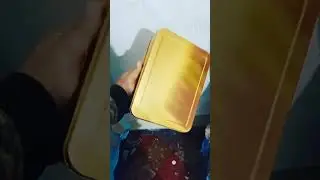 Golden one mg metal Tin box
