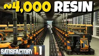 I Built a 4,000 Polymer Resin/Min Oil Factory in Satisfactory!