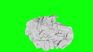 [4K] Paper Transition Green Screen