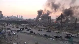 Beirut blast: Wide scale destruction and shattered windows miles away