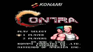 Contra - Nintendo NES Complete Playthrough - Konami 1988