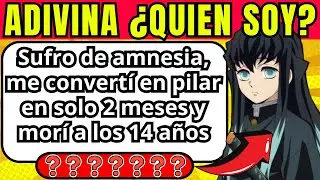 Adivina ¿Quién soy? 🤔🧠 | Edición Demon Slayer: Kimetsu No Yaiba  👺⚔️ | Trivia de Demon Slayer ✅