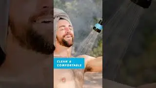 Step up your outdoor experience with the RinseKit PRO #portableshower #rinsekit #campinghacks