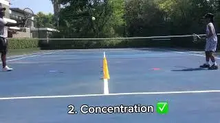 ⚡️PRECISION 💥#tennis #coacheric #tenniswitheric #fitwithcoache #ectacademy #precision #minicourt
