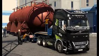 Prijevoz tereta TEŽINE OD 70 TONA?!?! / Euro Truck Simulator 2 [EP 2]