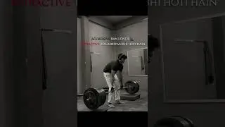 be aggressive 💪🏻 #aggressive #hindumantra #deadlifts #intense #attractive #gymexercises #darkthemes