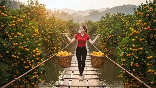 After 3 Years, Harvesting Tons of Ripe Oranges | Massive Orchard Harvest to Market | Hana Market