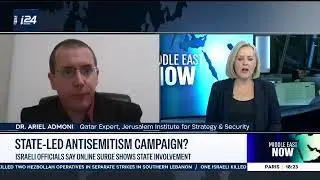 State-Led Antisemitism Campaign? Dr. Ariel Admoni Interview on i24News