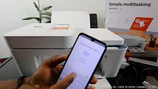 HP DESKJET 4130e With HP + LEARN  HOW TO SETUP / CONNECT TO WIFI