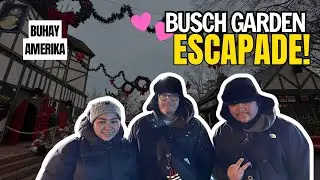 Family Bonding sa Busch Gardens 🎄✨ | Filipino Immigrant Life in USA #buhayamerika 