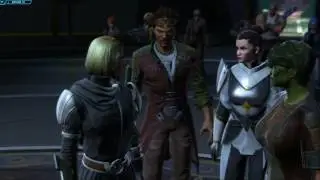 swtor: Flirting with Koth in front of the Scions (romance)
