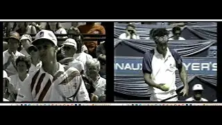 Alex Antonitsch vs John McEnroe QF - Canadian Open 1989