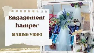 Engagement Hamper Making | full Tutorial | Malayalam #engagementhamper #hamper #trending