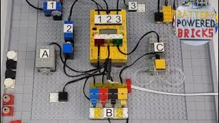 Тестирование элементов Lego 9v и Mindstorms с использованием RCX