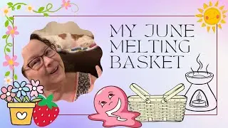 My June Wax Melting Basket - Working Through My Older Wax #waxchallenge #melting