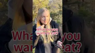 What would you like to eat? English conversation learning. #english