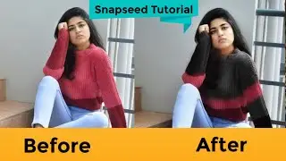 snapseed Dress Colour Change Tutorial #photoediting