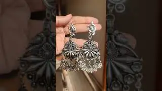 Silver oxidized Earrings