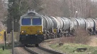 Euro Cargo Rail Class 77 Heavy Duty Diesel with Chemical Tank Car Train