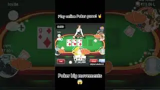 Play online Poker game🤘 |gamingvideo||#gamingshorts #gaming #gameplay # Poker