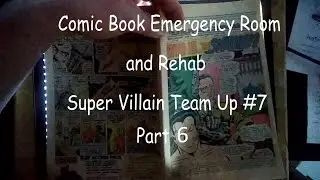 Reattach cover to Bronze Age Marvel Super Villain team up #7 and before and after pics