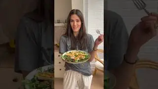 Herby Eggplant Salad with Halloumi and Sesame Salad | Eden Eats