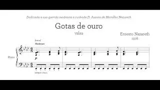 Ernesto Nazareth - Gotas de ouro (Olinda Alessandrini, piano)