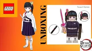 Unboxing and Rebuilding Tsuyuri Kanao Lego Minifigure from Demon Slayer