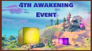 Fortnite - 4th cube awakening event taking place IN-GAME! (SEASON 8) Showcase