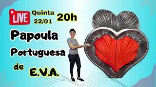 Papoula Portuguesa ao Vivo + Tira-D&uacute;vidas: do EVA ao Acabamento Profissional  - AULA 83