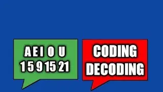 Coding Decoding - Basics #ibps #ibpsso #cgl #ssccgl #bankingexams #ibpsso
