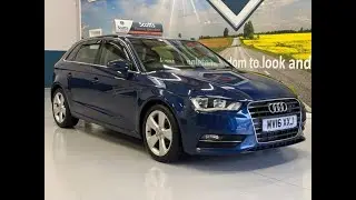 AUDI A31.6 TDI Sport Sportback 5 door Diesel Manual in Blue Euro 6