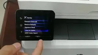 Operation guidance to turn off the printer AUTO upgrading function for HP M154/ M254